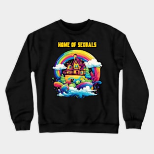 Home of sexuals Crewneck Sweatshirt